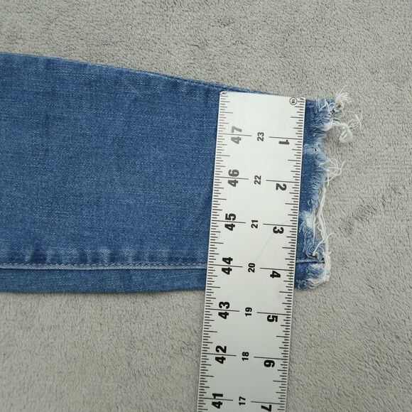 American Eagle Jeans Women's Size 4R Blue High-Rise Jegging Denim 27" Inseam - Picture 6 of 16